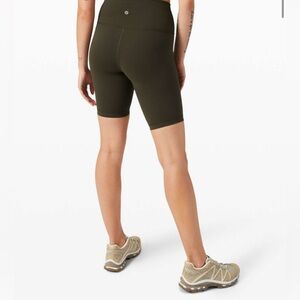 Lululemon Athletica Olive Bike Shorts